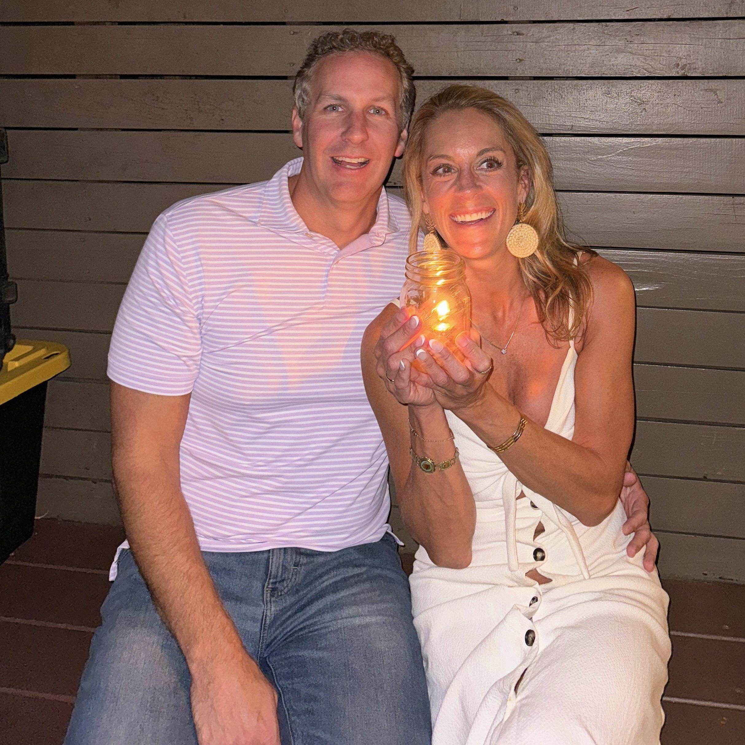 Recreating an inside joke from our first date night at Cocktail Club on our 1 year anniversary