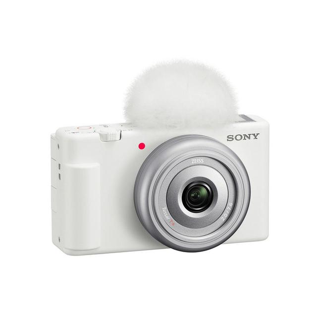 Sony ZV-1F Vlog Camera for Content Creators and Vloggers (White)