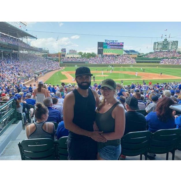 Of course we have to visit Wrigley Field while in Chicago! Was a challenge being hungover but we finally had a drink a few hours later ;)
