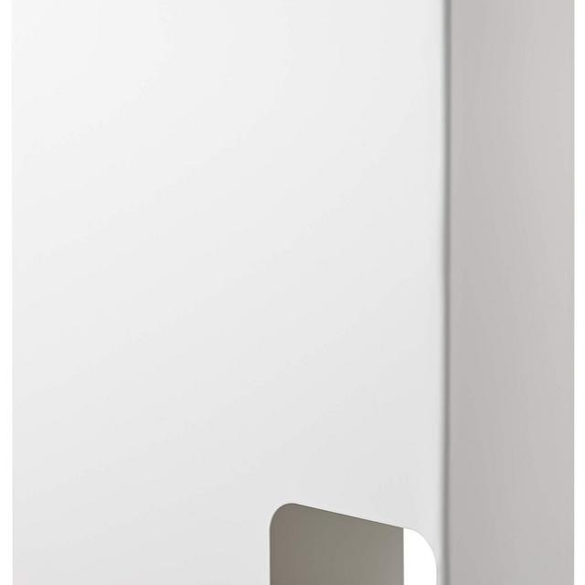 YAMAZAKI home 2294 Toilet Paper Stocker-Bathroom Storage Organizer Dispenser, One Size, White