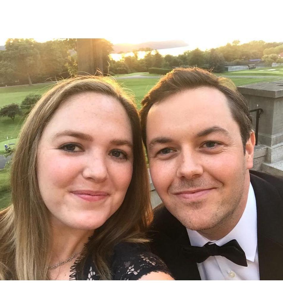 Black tie selfie at a friend's wedding, Summer 2018