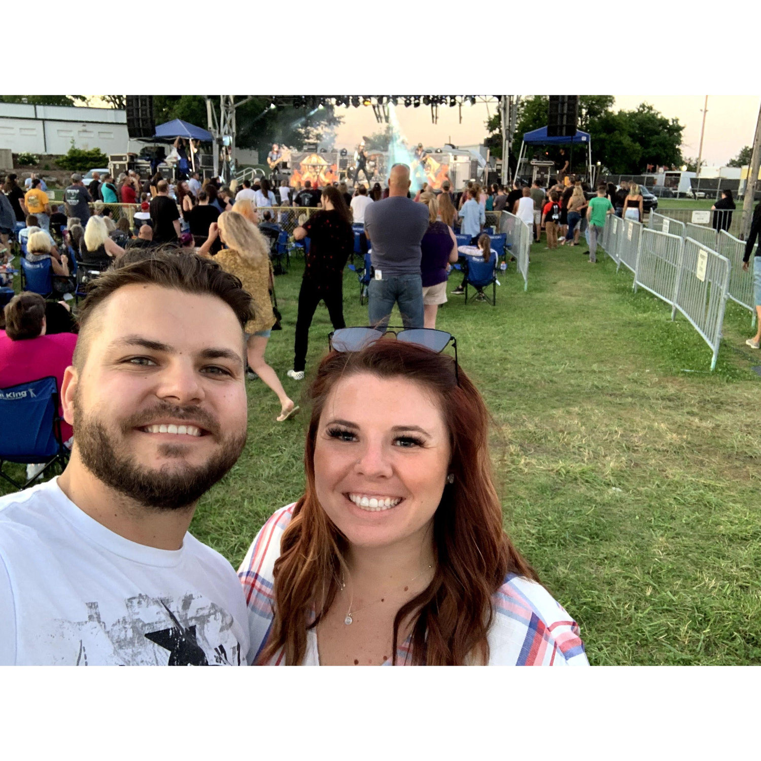 Our first concert: Lita Ford & Firehouse, which is important to remember when you hear our first song.