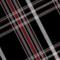 Black Tartan Pattern With Black Flap