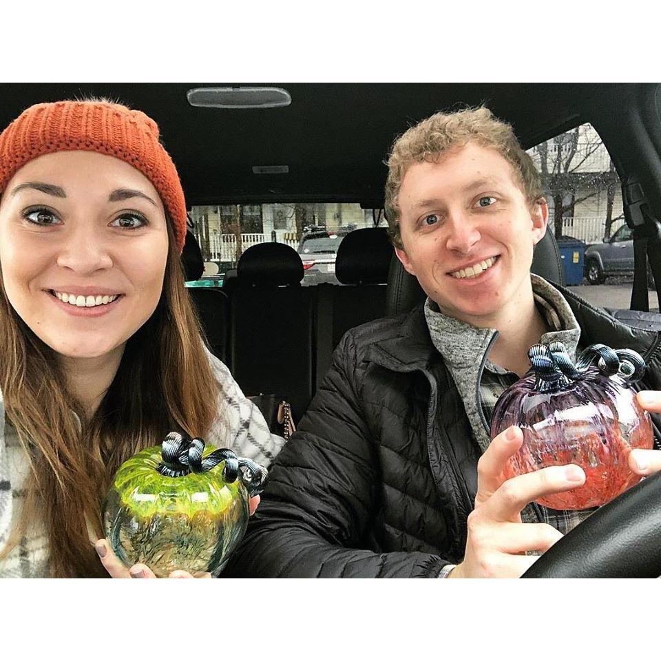 Tried our hand at glassblowing - February 2019