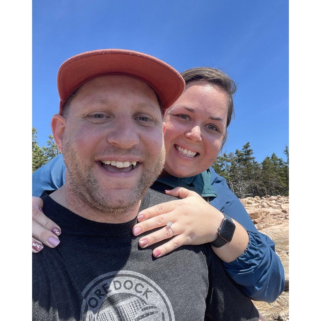 We get engaged on my birthday while on vacation in Maine August 15th 2022, but where did it all start? (See gallery to find out)