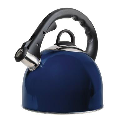 Primula Elliott 2.5Qt. Whistling Stainless Steel Tea Kettle -Blue