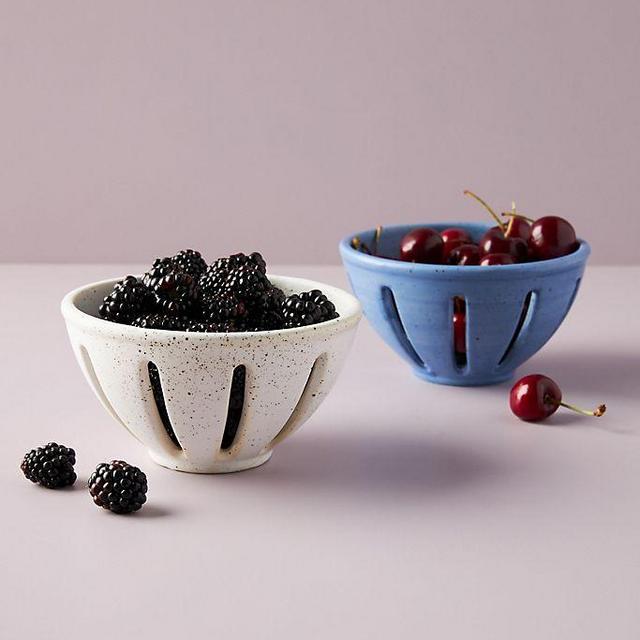 White Cottage Berry Basket