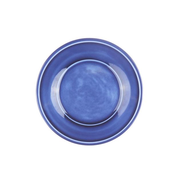 Glaze Melamine Salad Plate in Blue