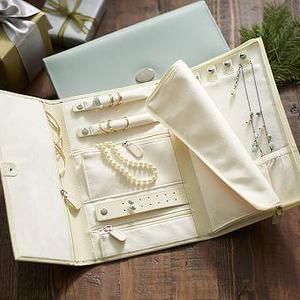 McKenna Leather Travel Jewelry Portfolio