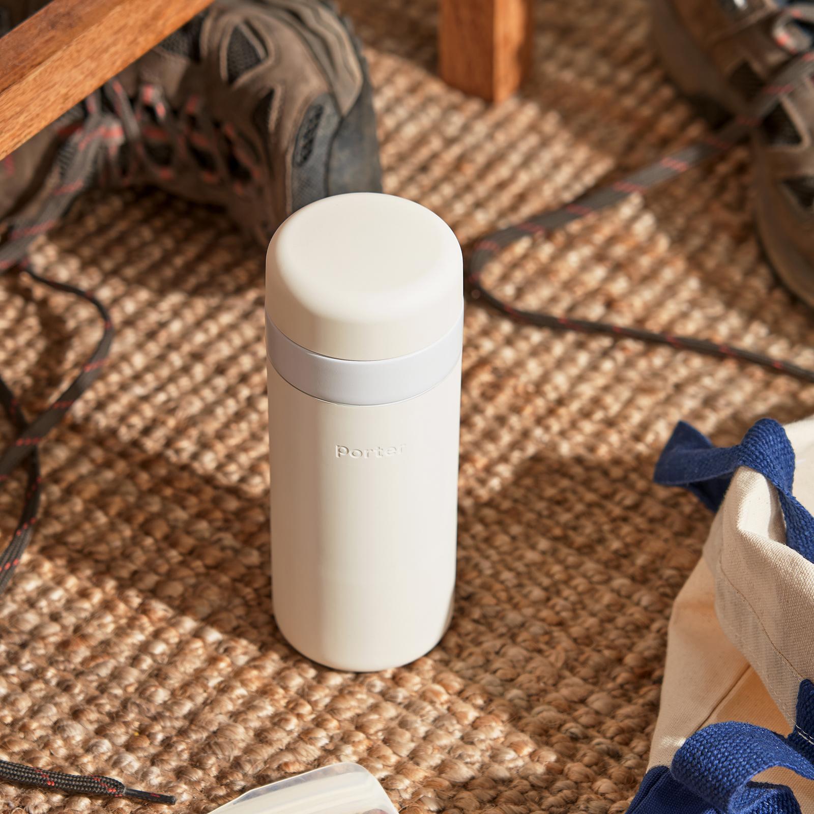 Porter Water Bottle - Cream - W&P