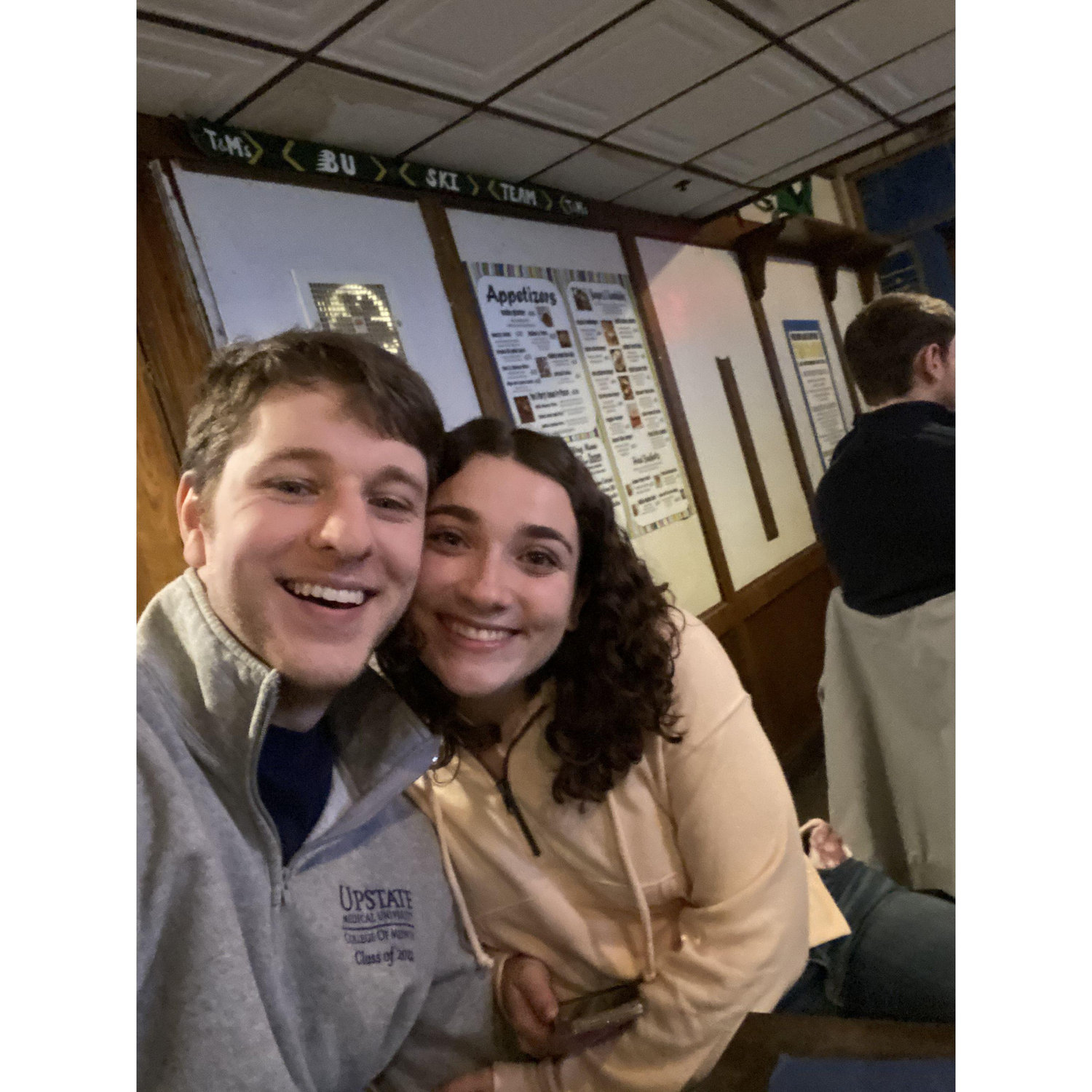 Taken at Julia's favorite bar in Binghamton, Tom & Marty's (March 12, 2021)