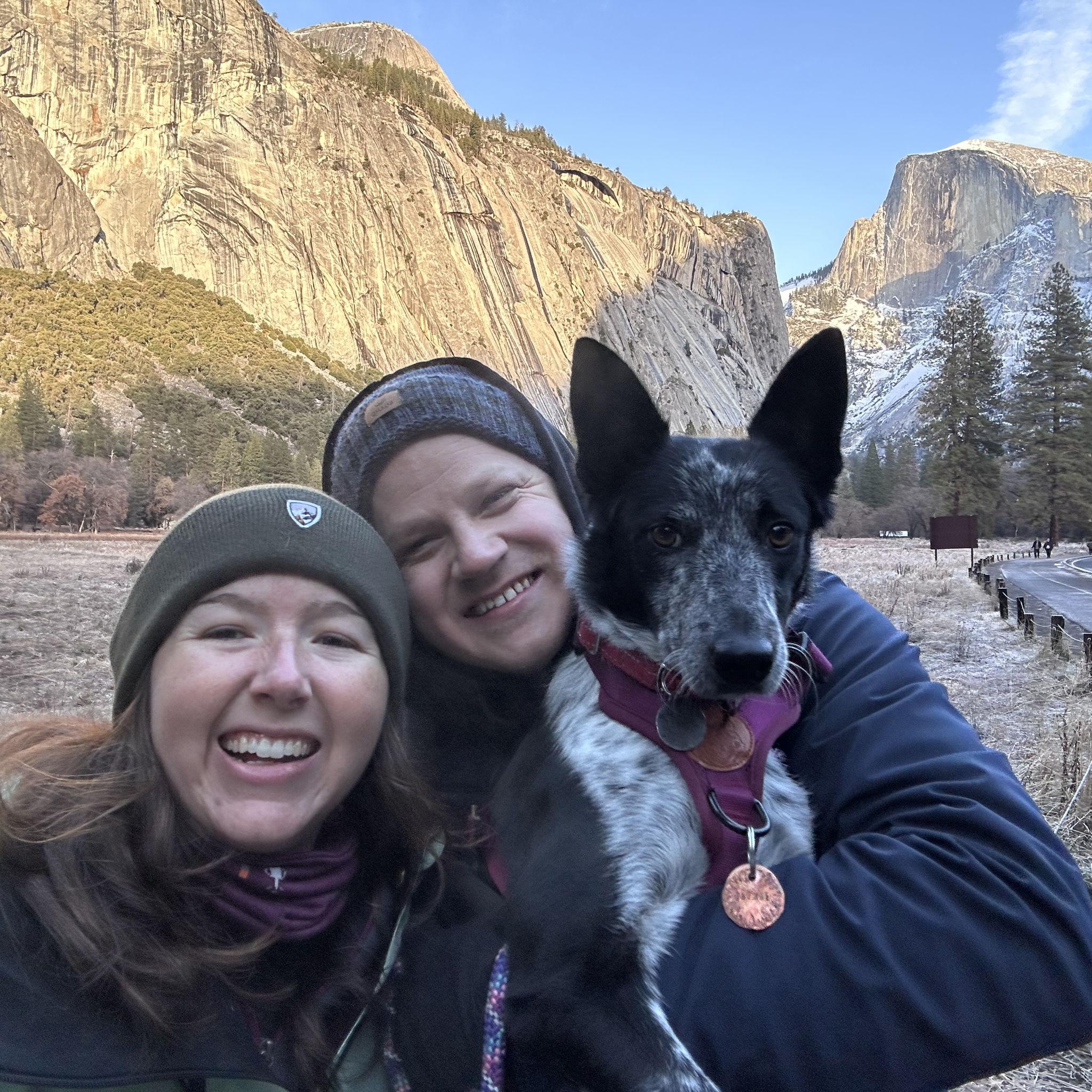 Camping with Daphne in Yosemite