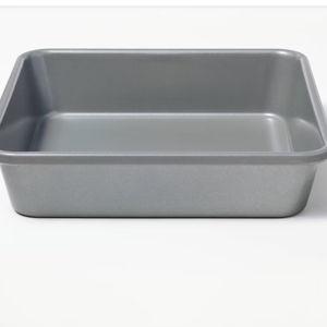 8" Nonstick Aluminized Steel Square Baking Pan - Figmint™ (Color: Silver)