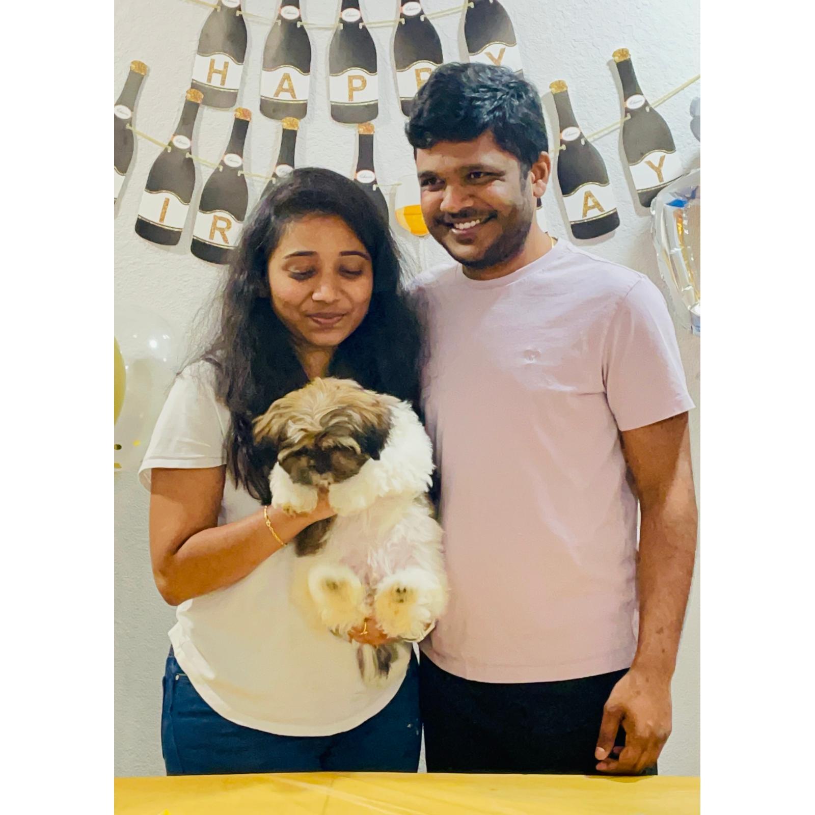 Meet our new furry family member! Life just got a whole lot cuter with this little bundle of joy