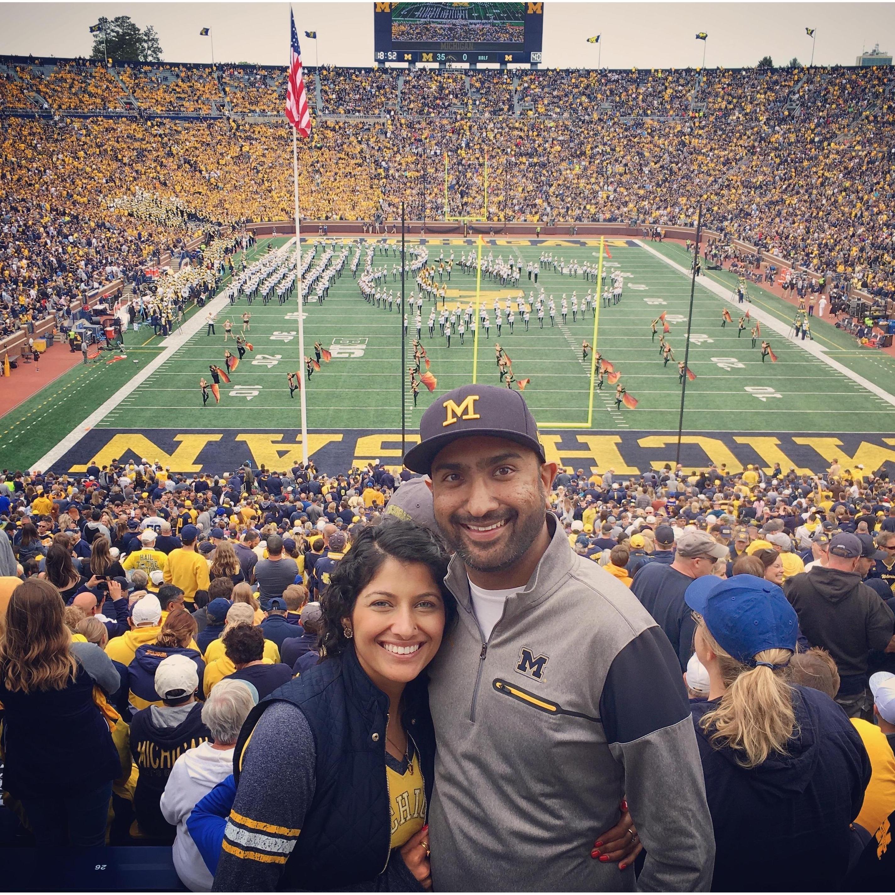 Yes he got me to wear a Michigan shirt