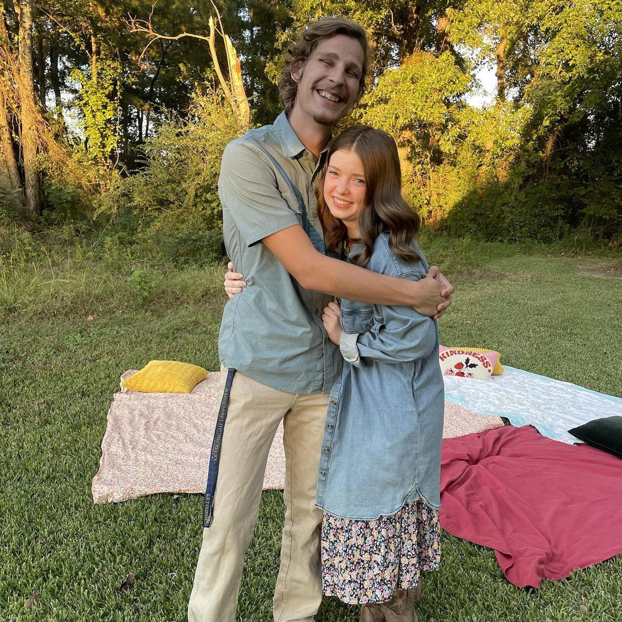 Celebrating Ben's sister's birthday 
09/24