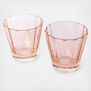 Estelle Sunday Low Ball Glass, Set of 2