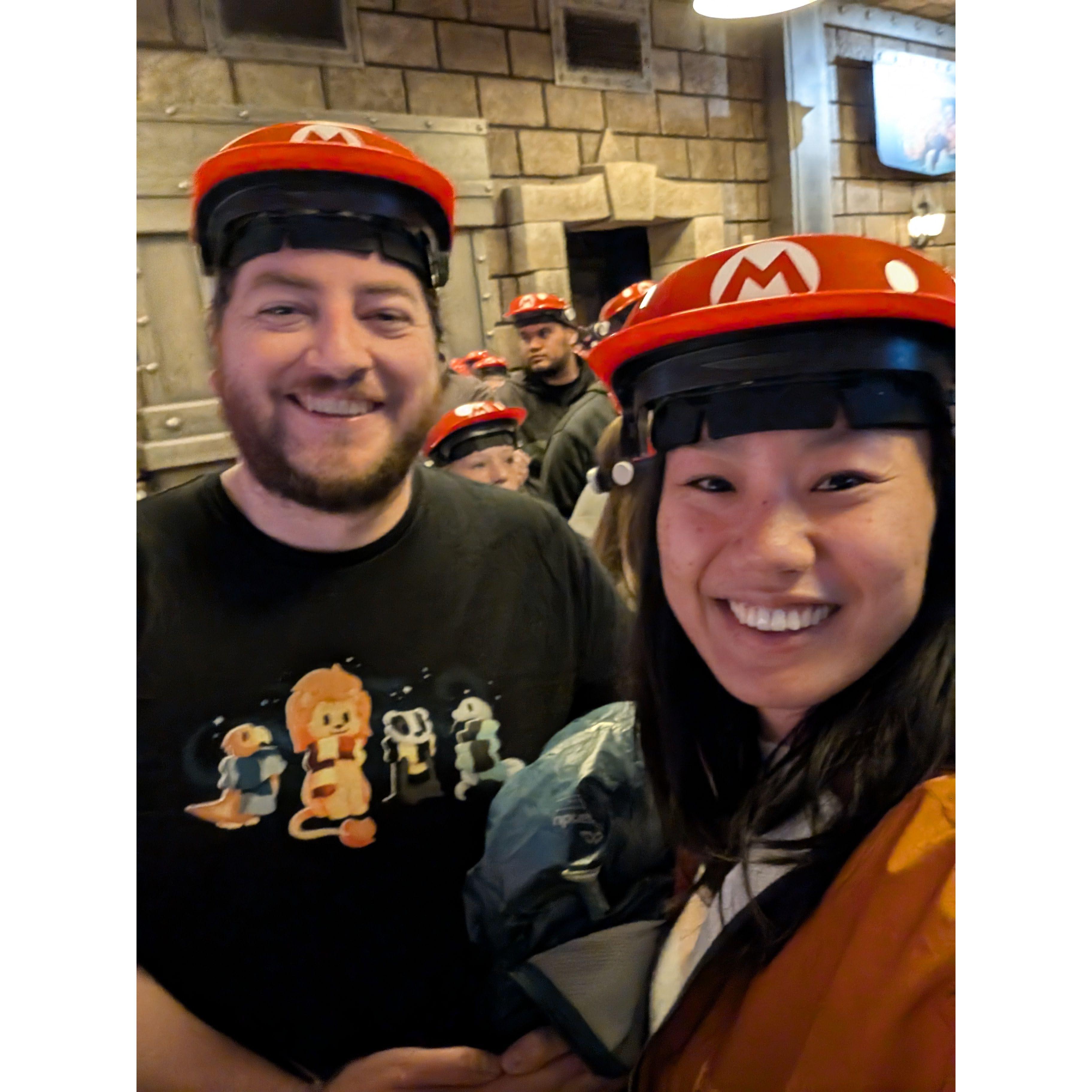 Mario Karting like a BOSS.