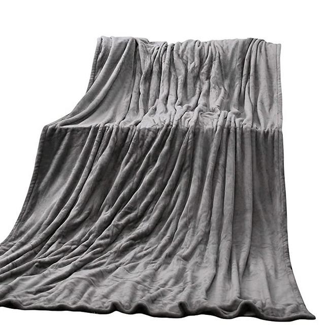 Electric Heated Blanket Twin 62" x 84" Large Heating Throw Blanket with 4 Heating Levels & Timer 10 Hours Auto Off, Machine Washable, Warm Comfort Blanket for Home Office Bed Sofa