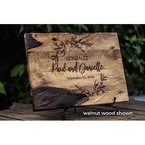 Walnut Personalized cutting board, Engraved cutting board, Custom cutting board, Wedding gift, Bridal shower gift