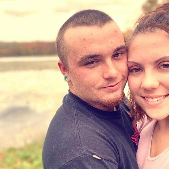 First told me he loved me right next to a gorgeous lake with a beautiful sunset.