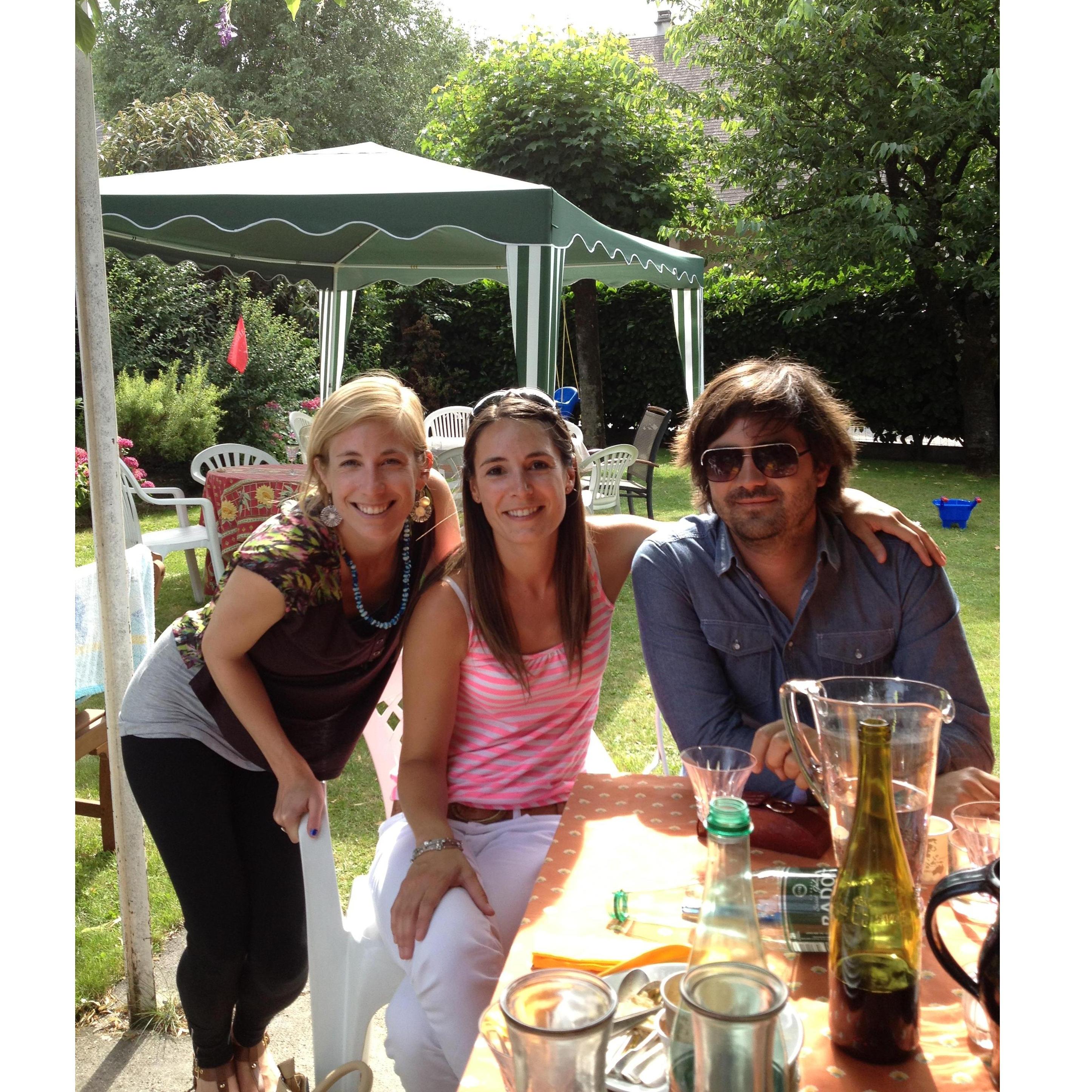 Caroline, la cousine de PY, qui a fait notre recontre
Caroline, PY's cousin, who put us in contact
Chambery 2012
