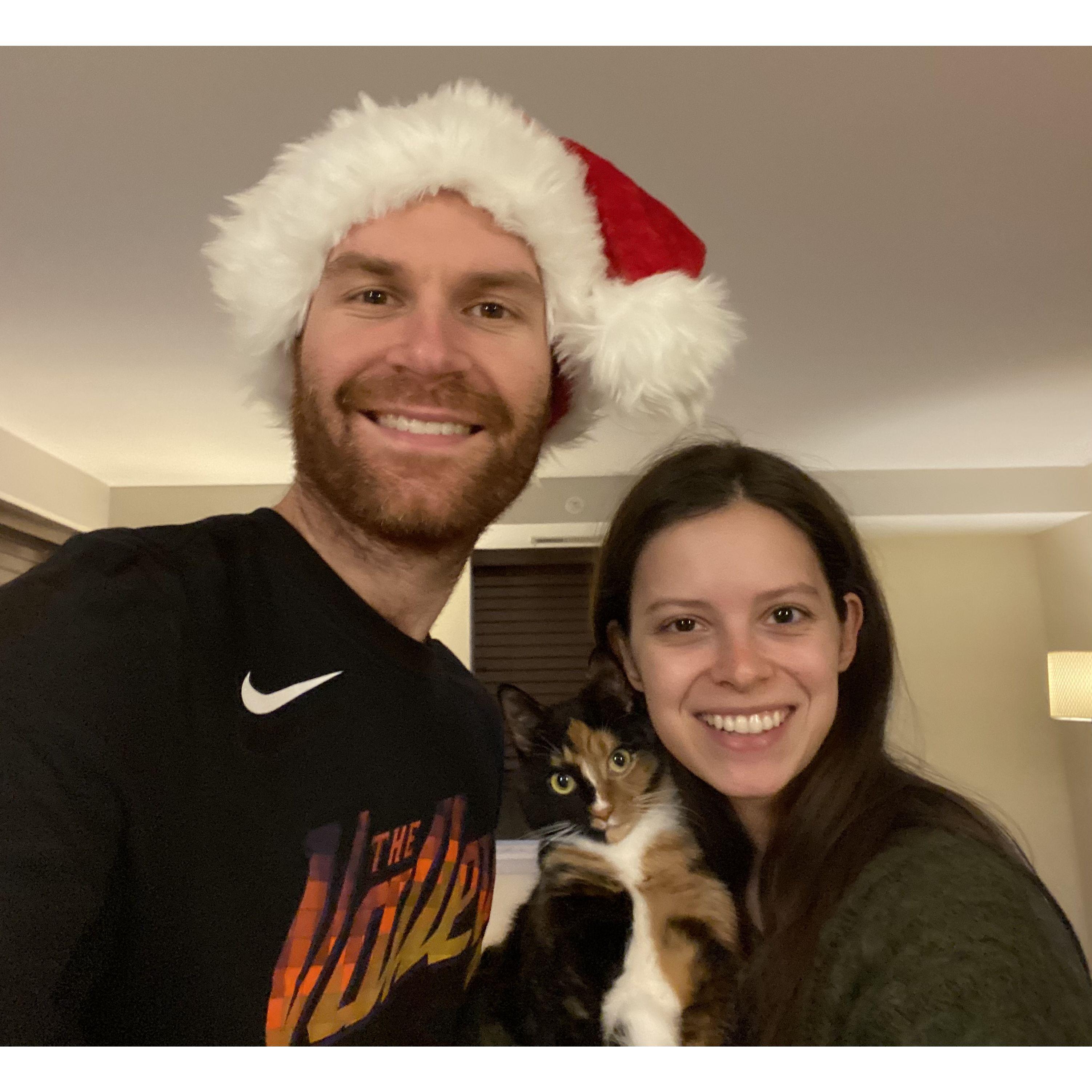 Pandemic Christmas with Bisbee the Kitten (c. 2020)