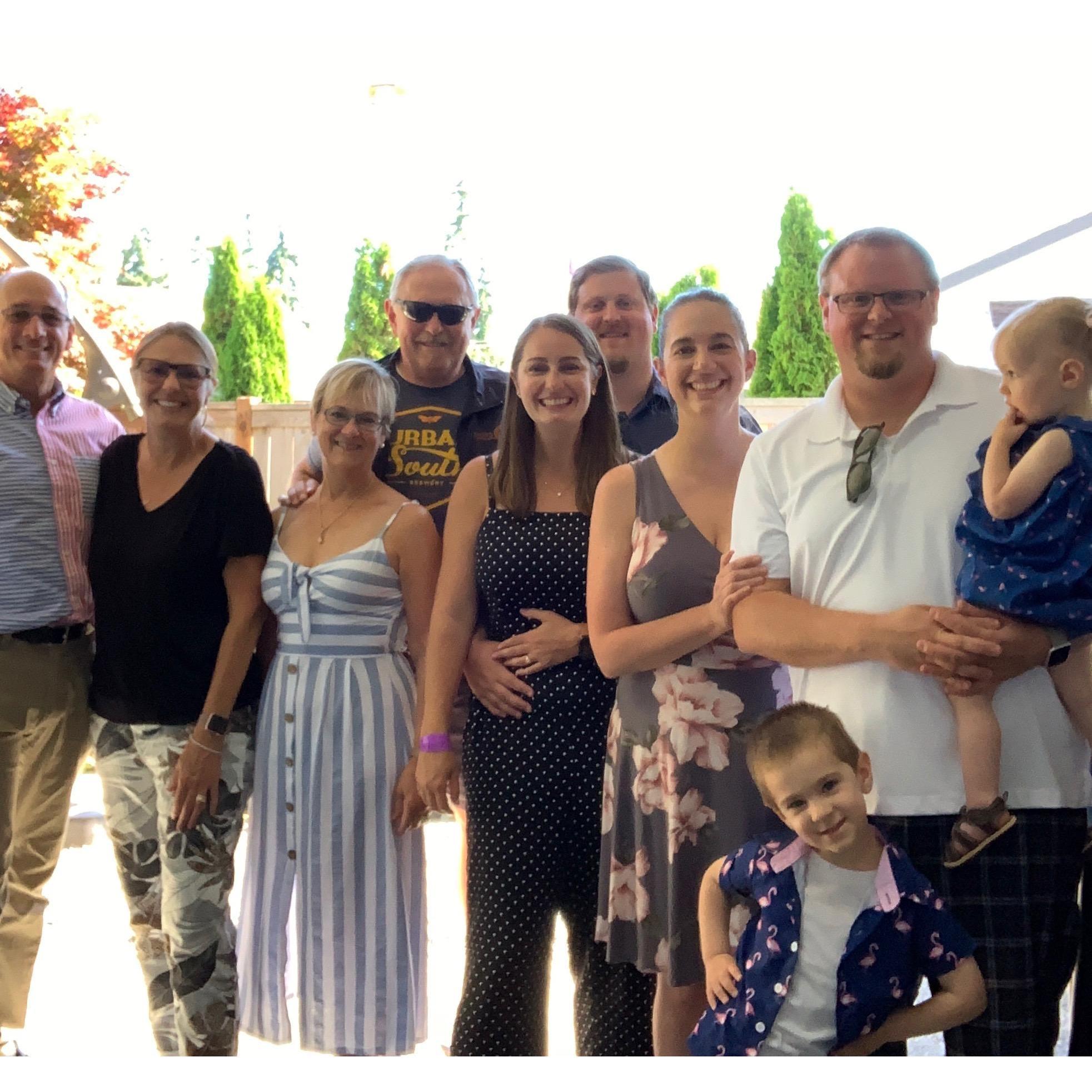 The day we got engaged!! Celebrating with our families!! August 23, 2020
