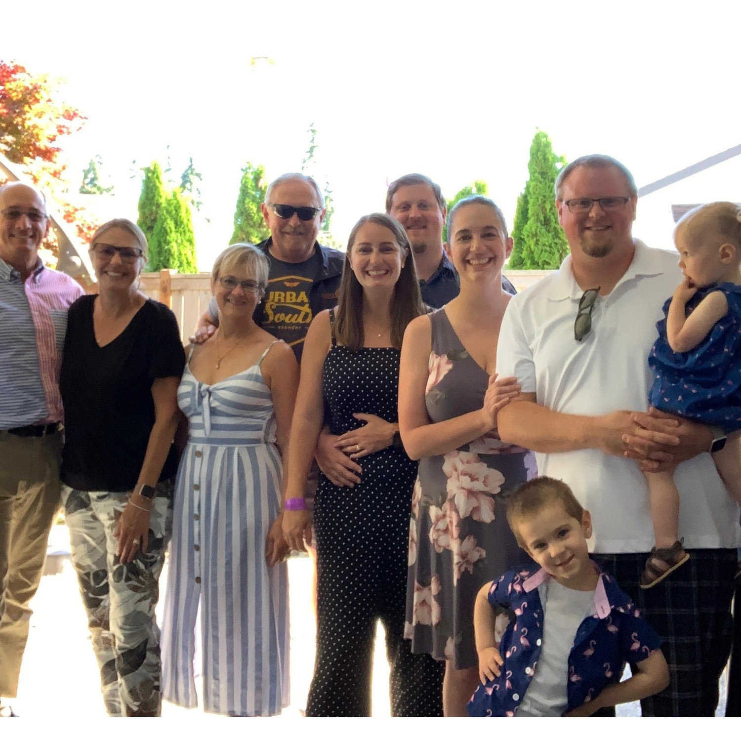 The day we got engaged!! Celebrating with our families!! August 23, 2020