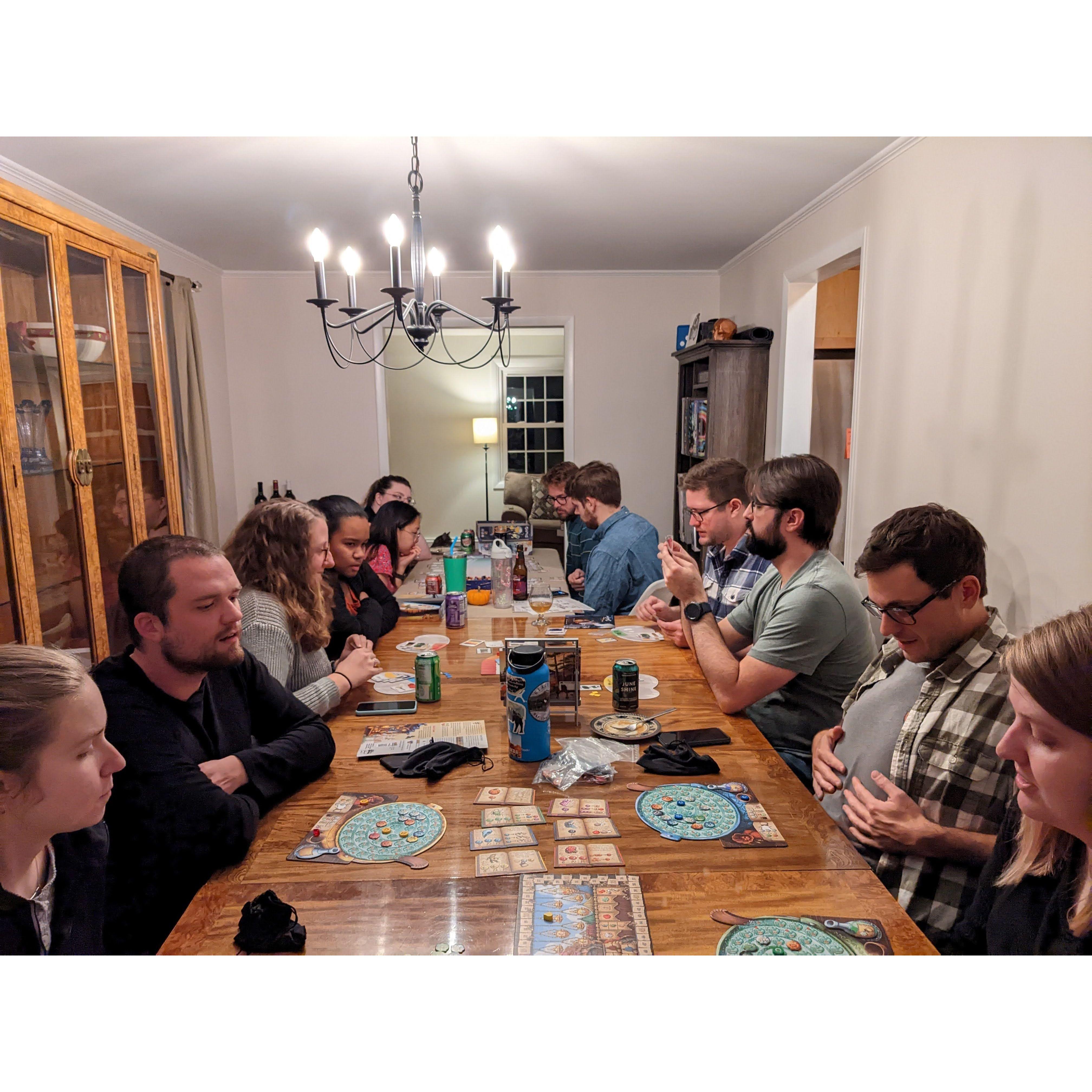 Friendsgiving 2022-One of the first big gatherings in our new home! We love being able to host large gatherings of our friends