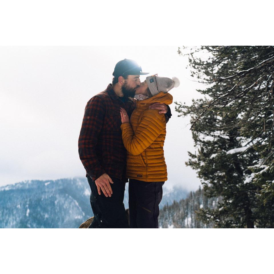 Right after Dutch asked and Emily said "Yes!"