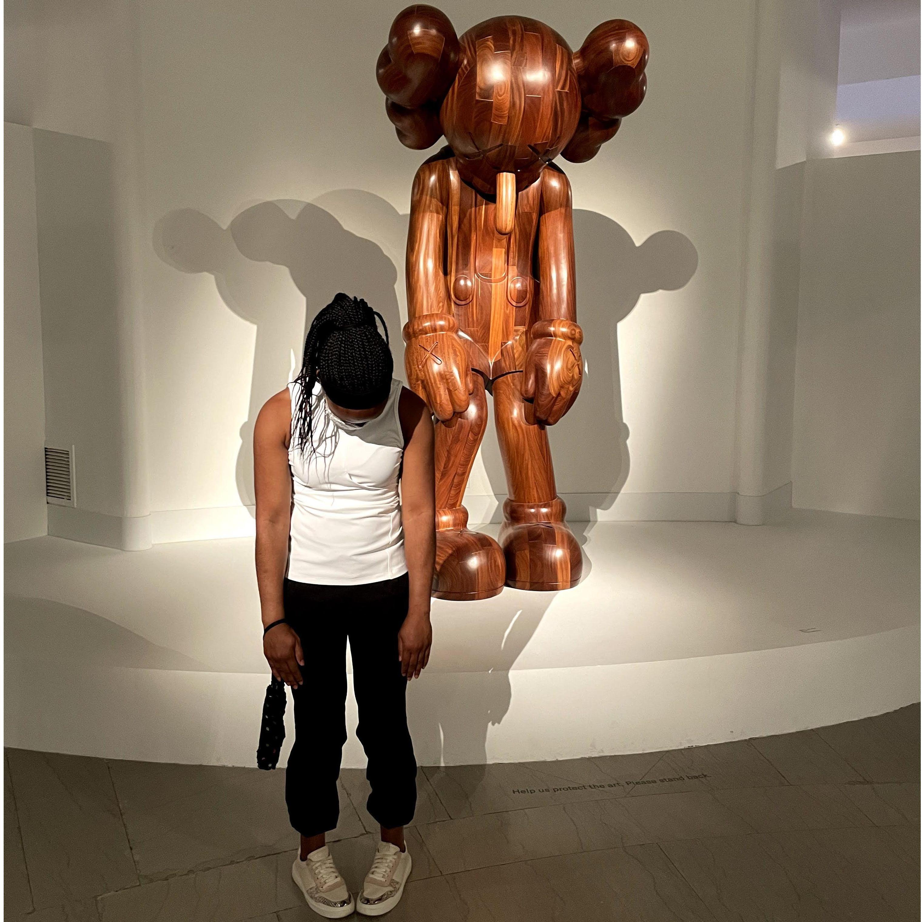 Mimicking and re-visiting our friend Kaws from our trip to Bermuda.