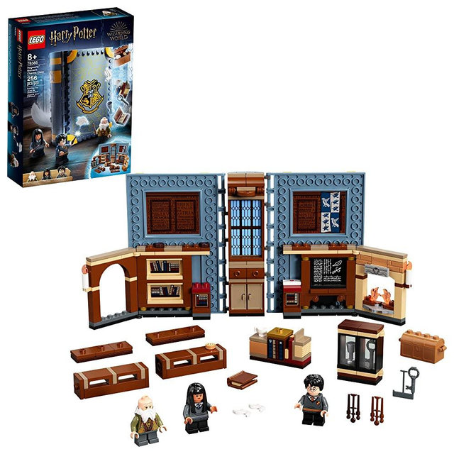 LEGO Harry Potter Hogwarts Moment: Charms Class 76385 Professor Flitwick’s Class in a Brick-Built Book Playset, New 2021 (255 Pieces)