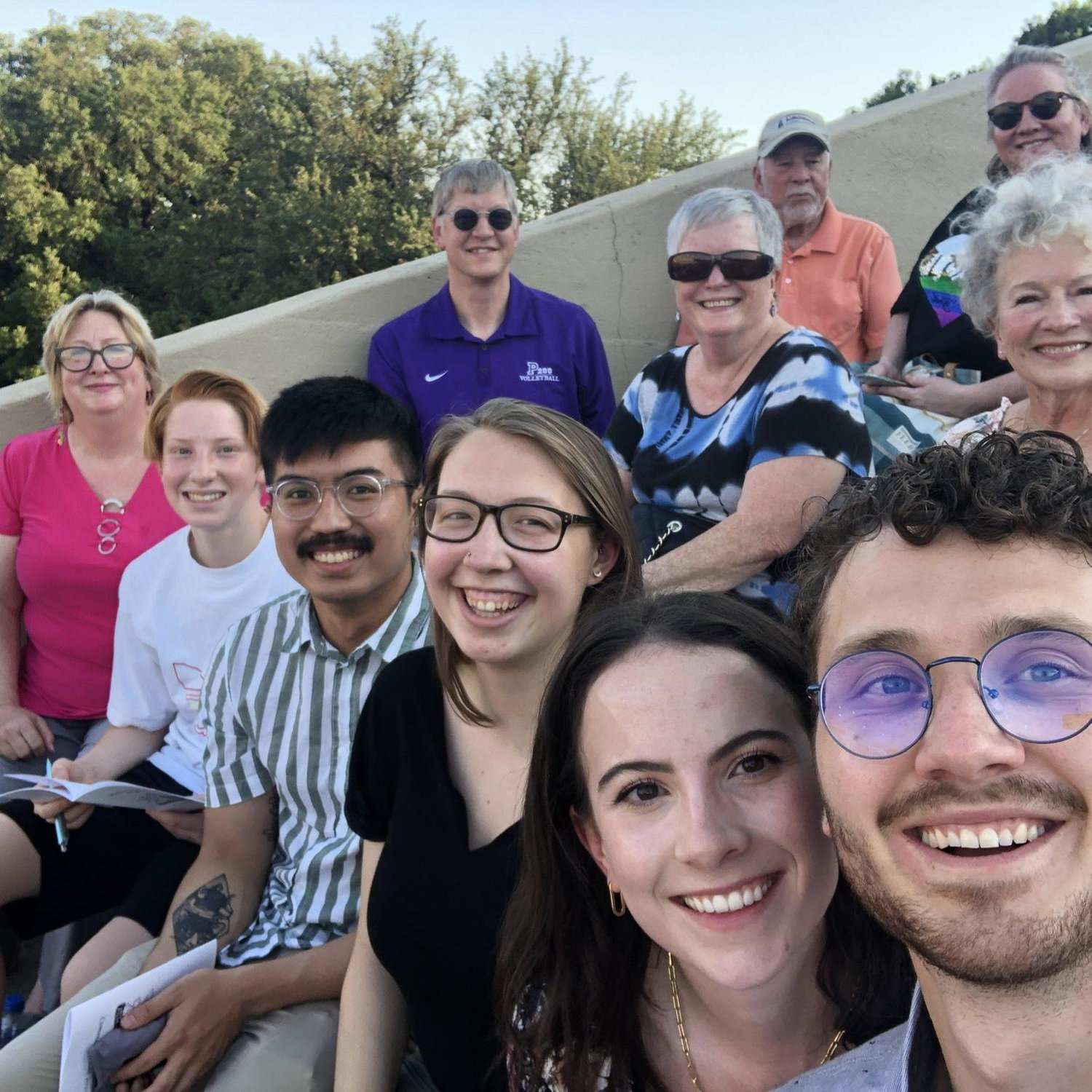 The first weekend Michael met Naomi's dad's side of the family for her brother's graduation!