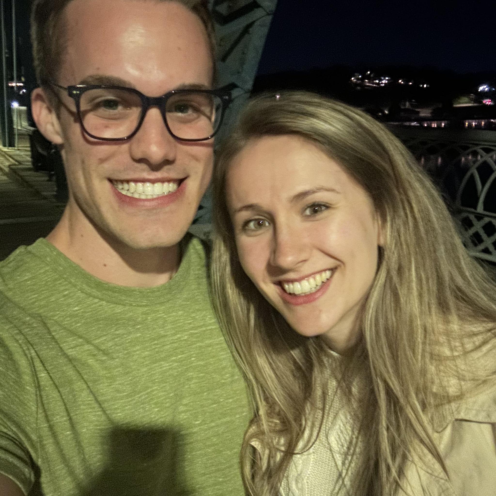 Our first date as an official couple!