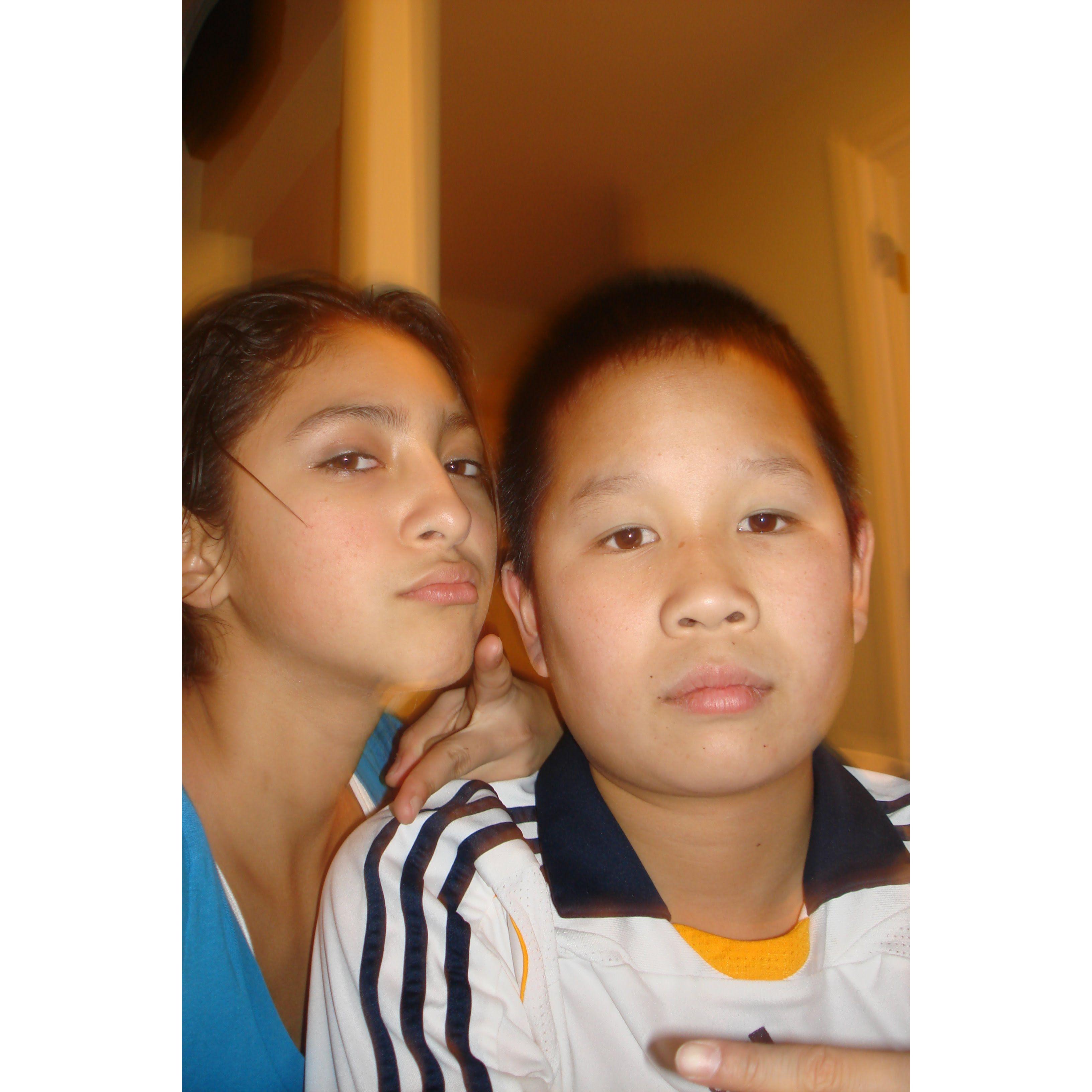 One of our first photos together - 2007