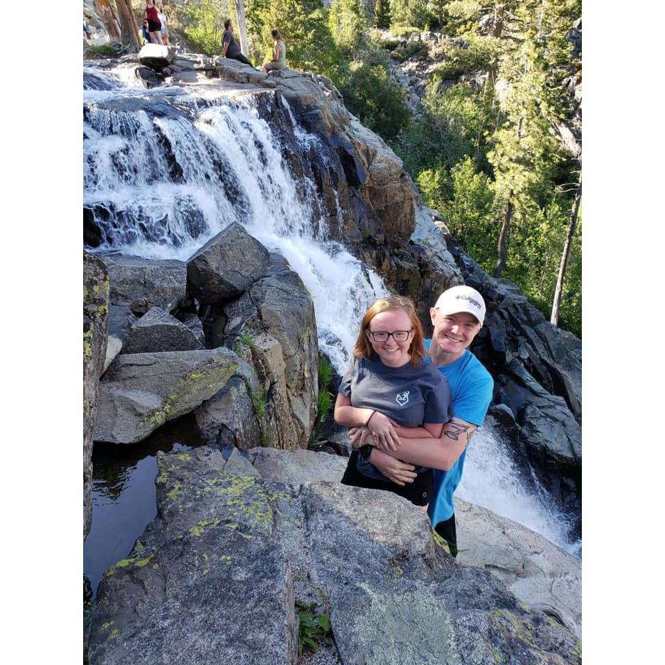 Hiking at Tahoe.