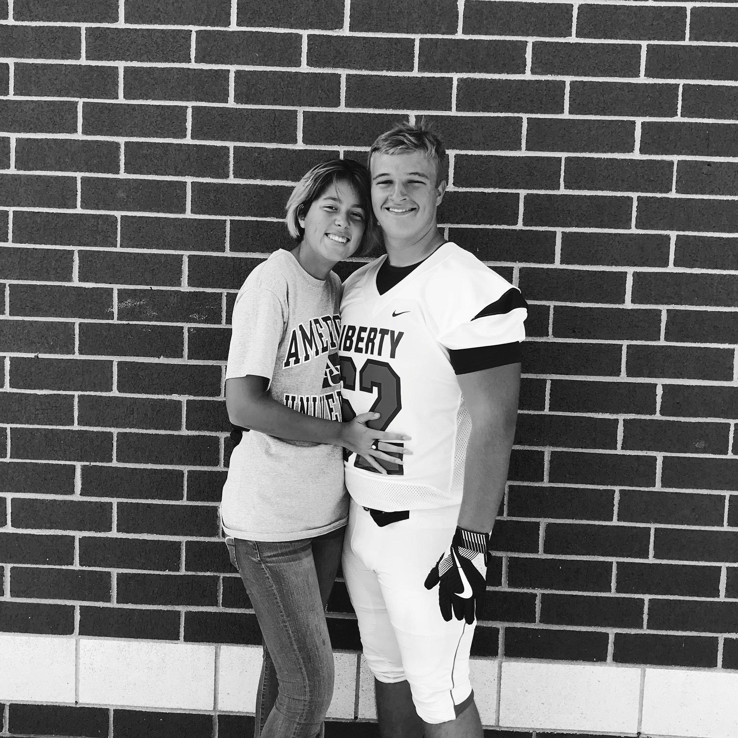Taken our senior year of high school (2019).