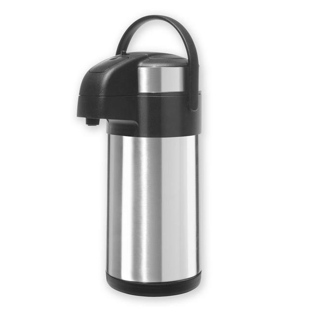 Oggi™ Air King Pump Pot 3-Liter Insulated Stainless Steel Beverage Server