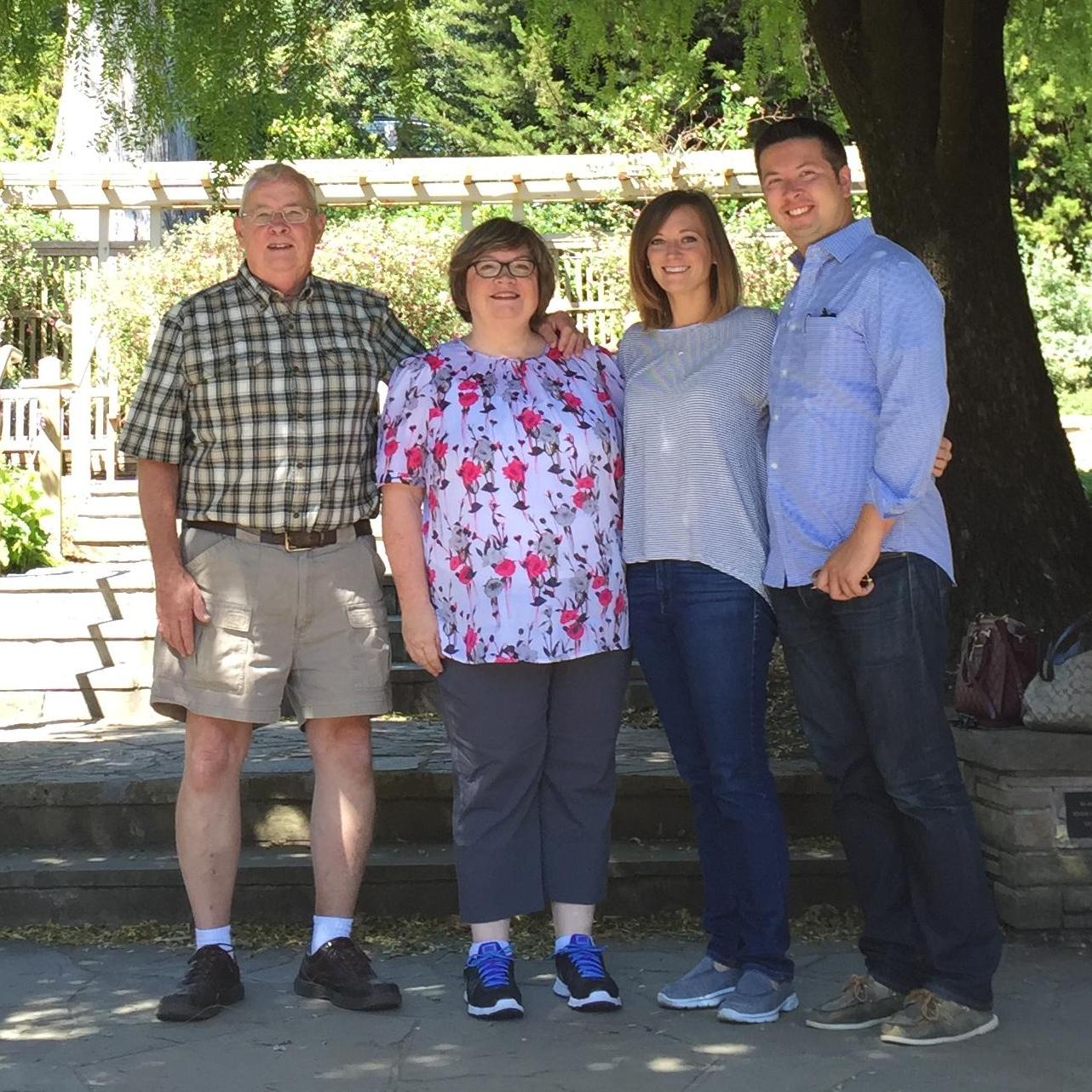 San Francisco Botanical Garden with Melissa's parents, September 2015.