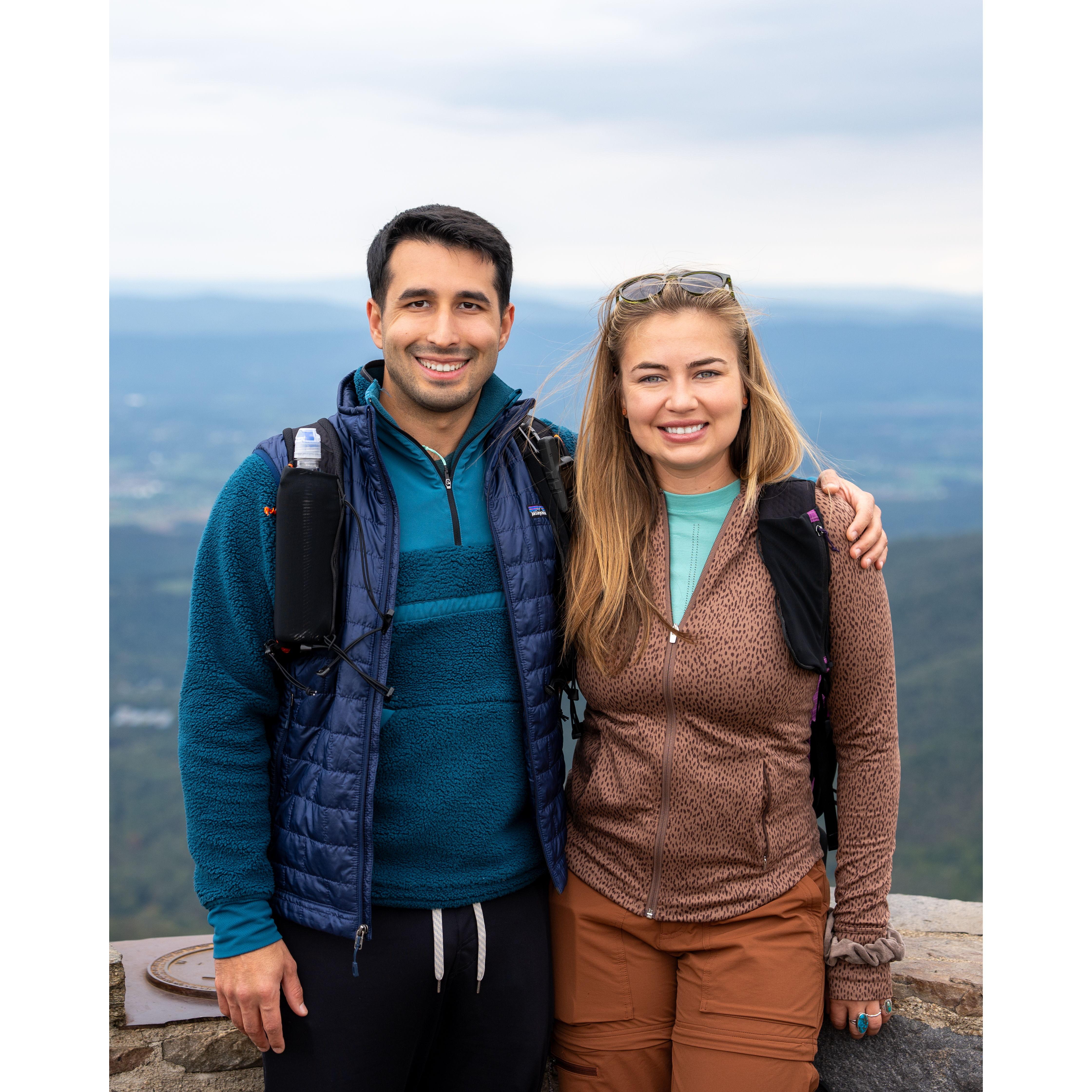 Hiking Hawksbill Mountain