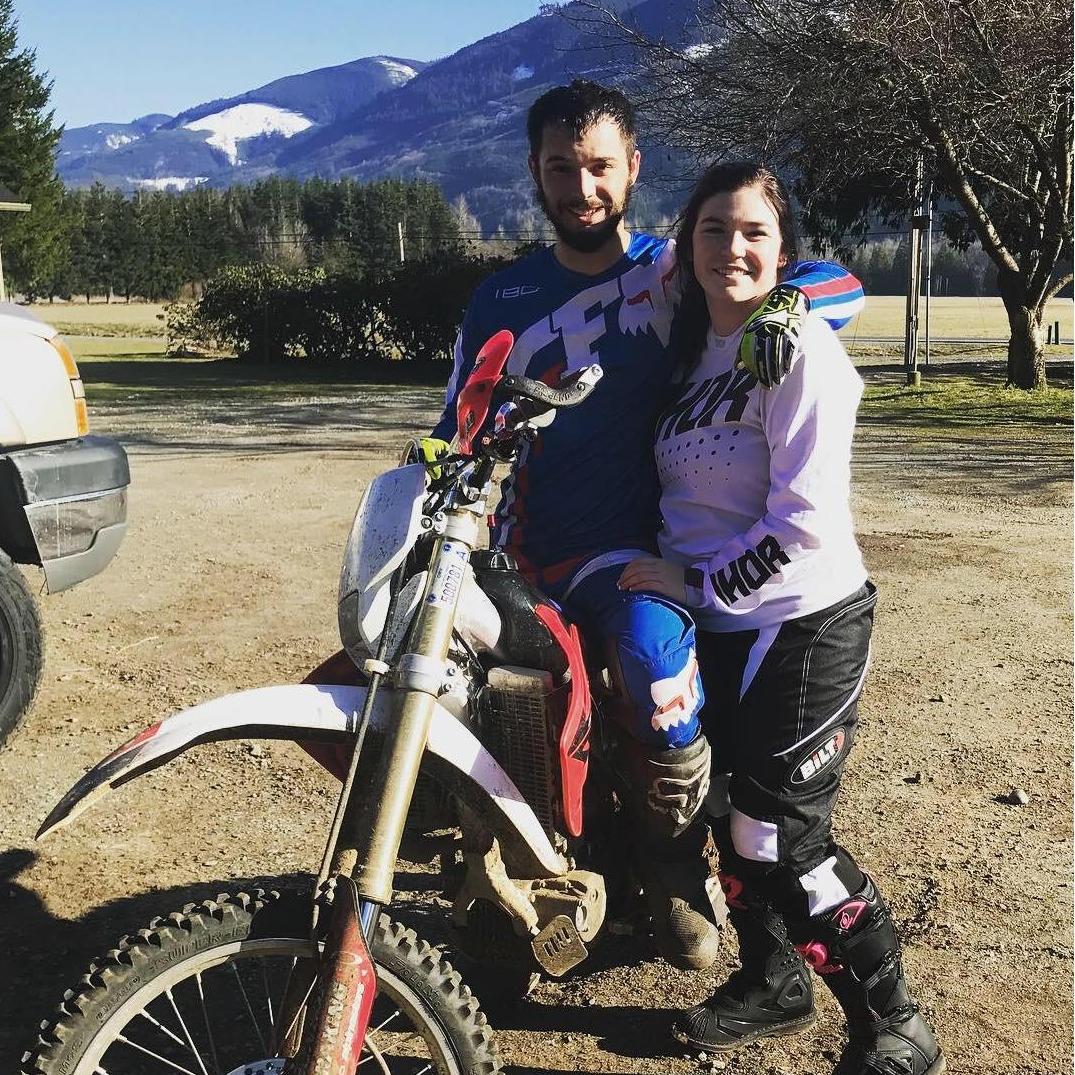 Tucker started dirtbiking, 2019
