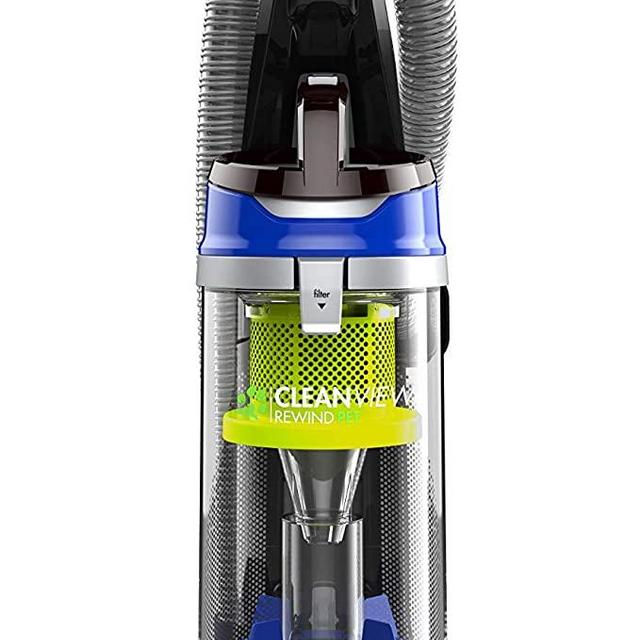 BISSELL Cleanview Rewind Pet Bagless Vacuum Cleaner, 2489, Blue