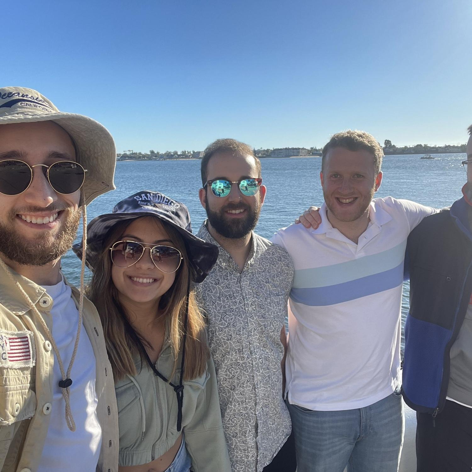 Lifelong buddies visit CA!