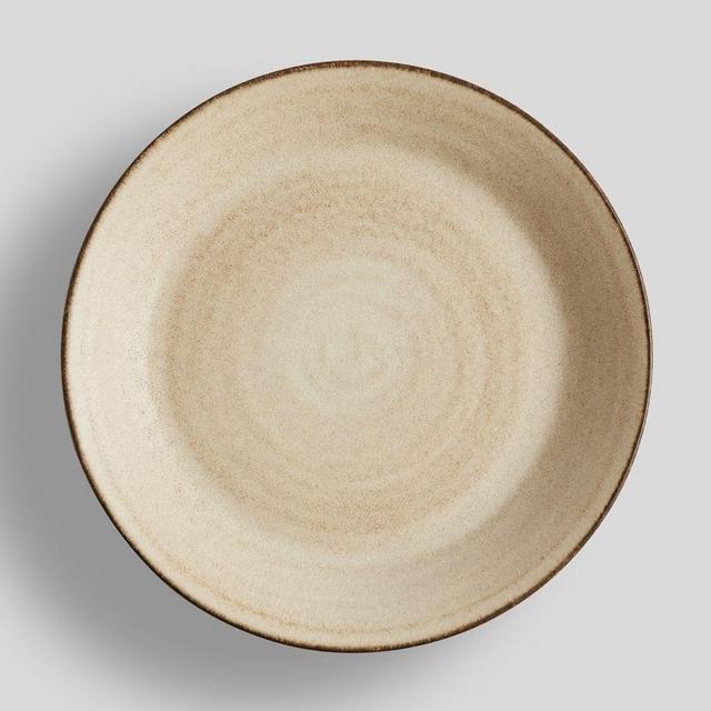 Larkin Reactive Glaze Stoneware Salad Plates, Set of 4 - Sand