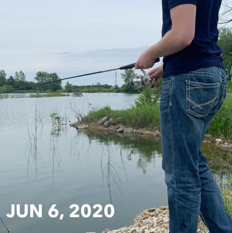 One thing we love to do together is fish. Jacob taught Amber how to fish in the summer of 2020 and this was the weekend she caught her very first fish.