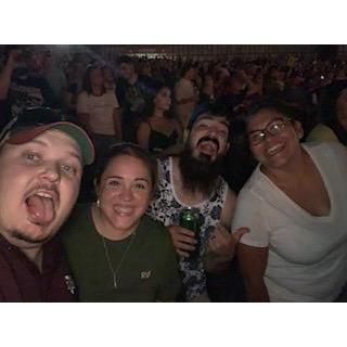 At a Lil Wayne/ Blink 182 concert