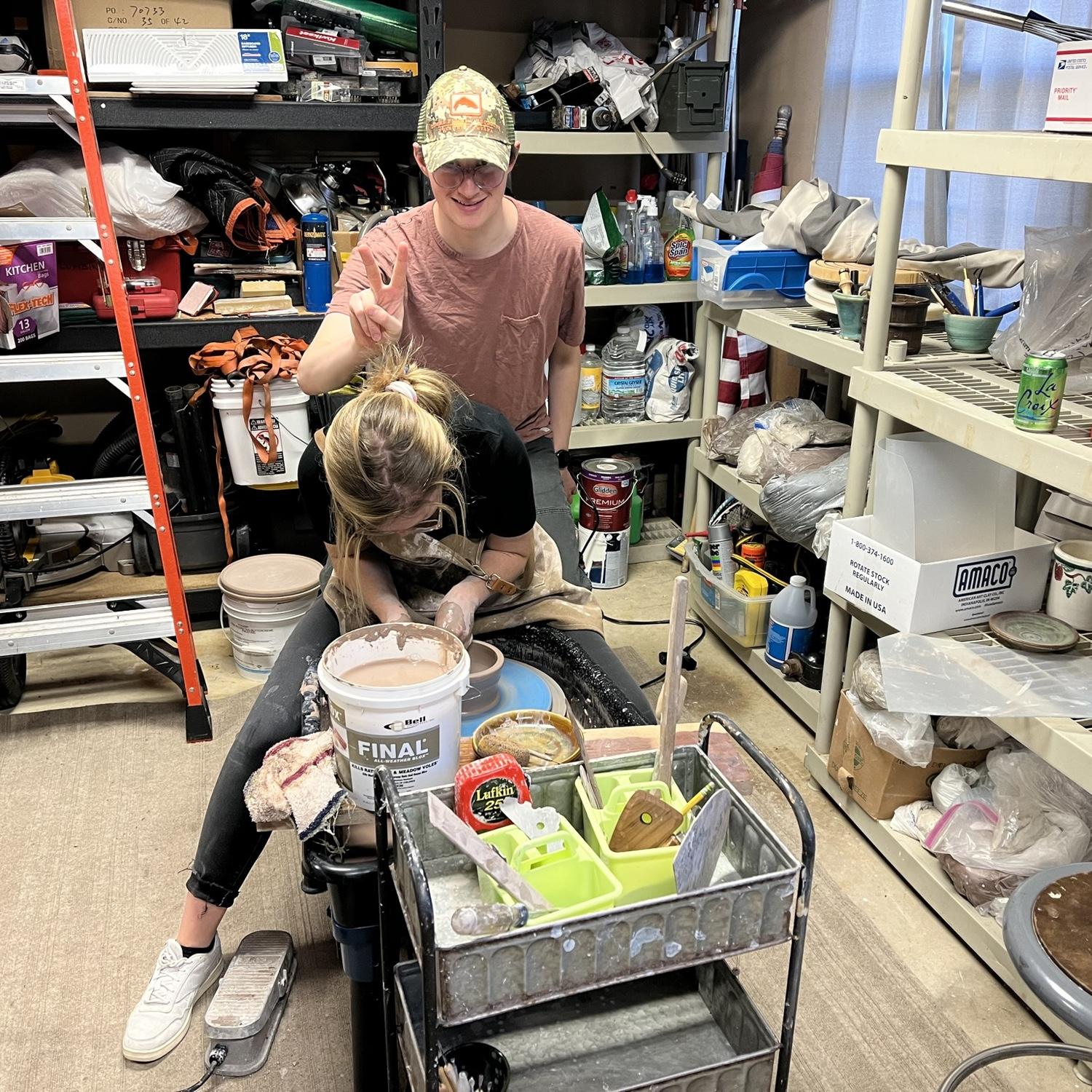 Pottery at the Spencer’s