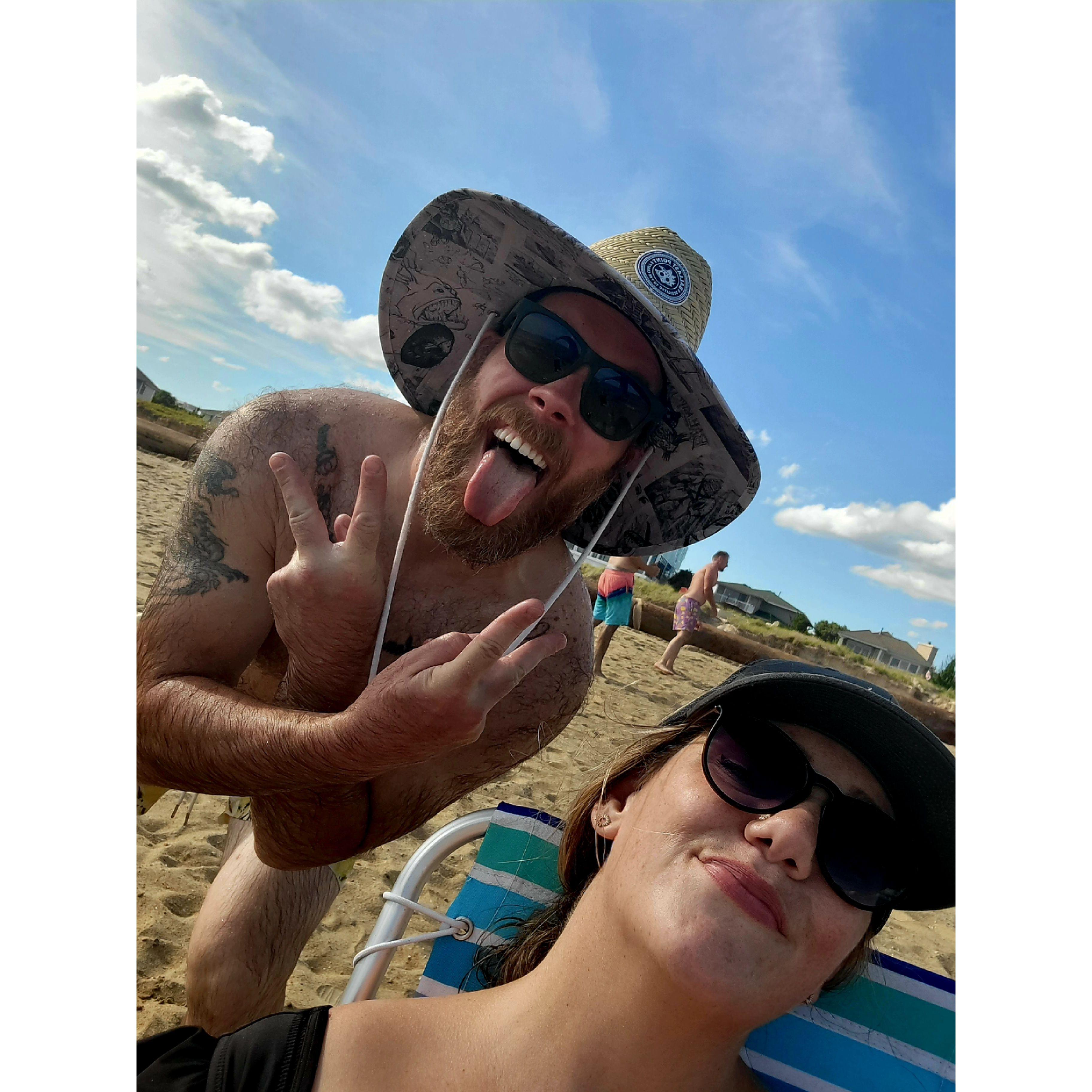 Summer beach days together!