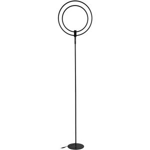 Brightech Eclipse LED Dimmable Floor Lamp, Black